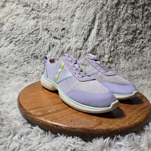 Vionic Jolisa Womens Size 8.5W Walking & Running Shoes Purple Lace Up Sneakers